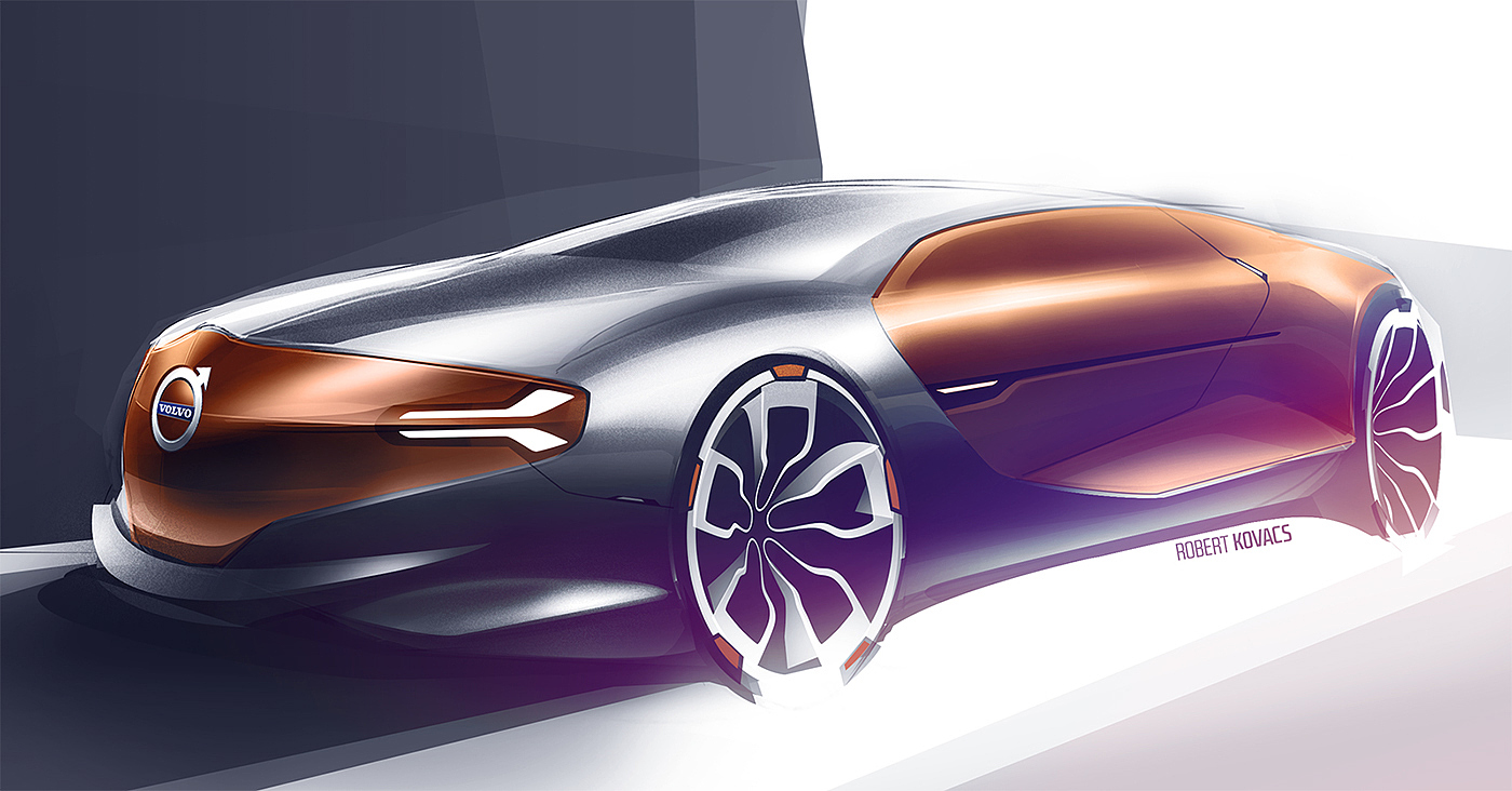 design sketch，automobile，sketch，Hand drawn，