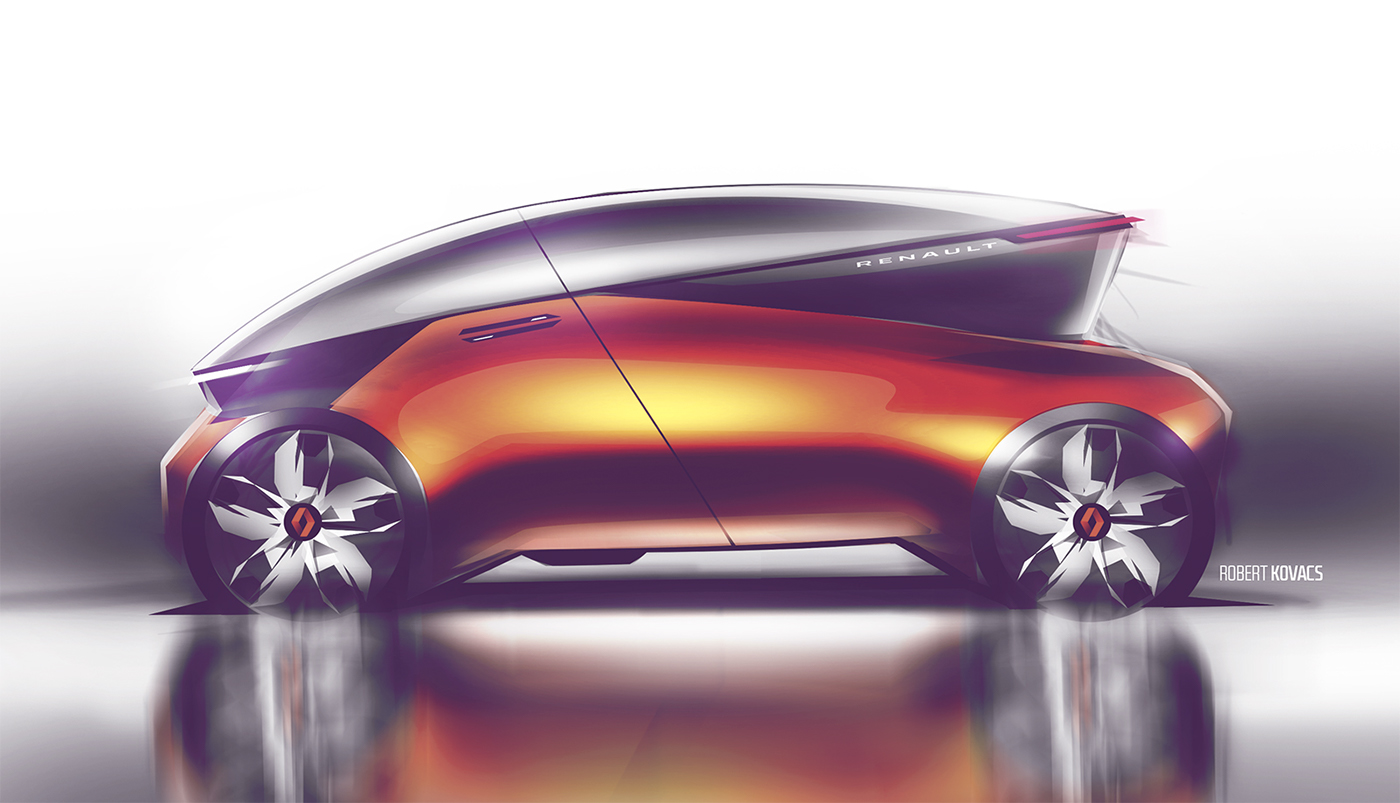 Hand drawn，sketch，automobile，design sketch，