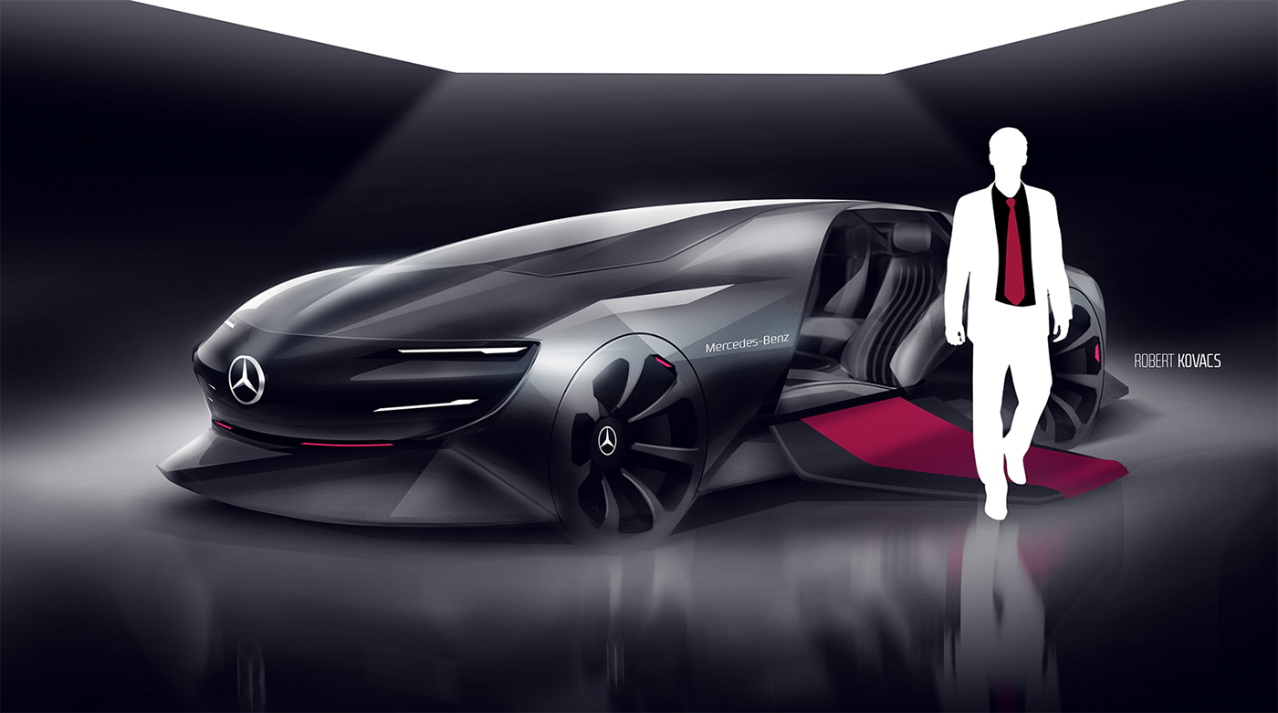 Hand drawn，sketch，automobile，design sketch，