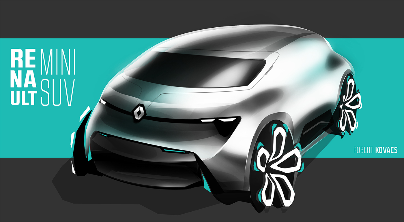 Hand drawn，sketch，automobile，design sketch，