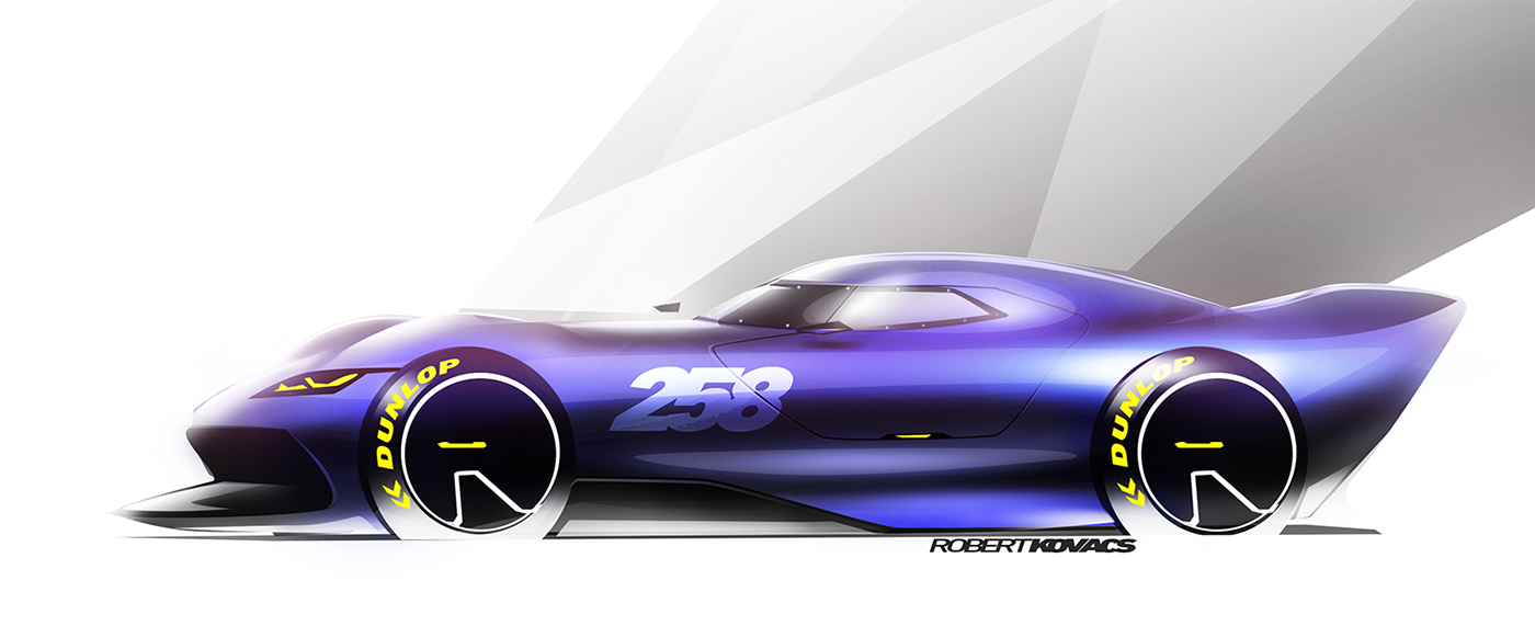 Hand drawn，sketch，automobile，design sketch，