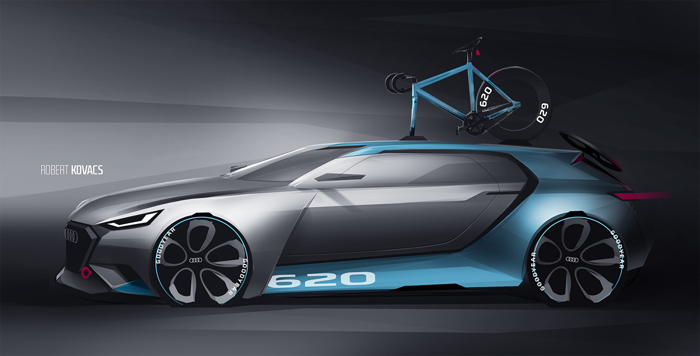 Hand drawn，sketch，automobile，design sketch，