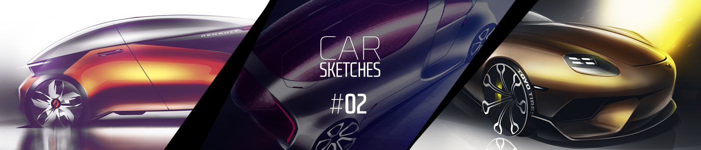 Hand drawn，sketch，automobile，design sketch，
