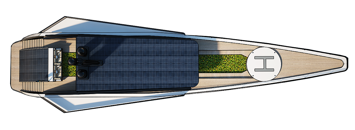 solar energy，concept，yacht，