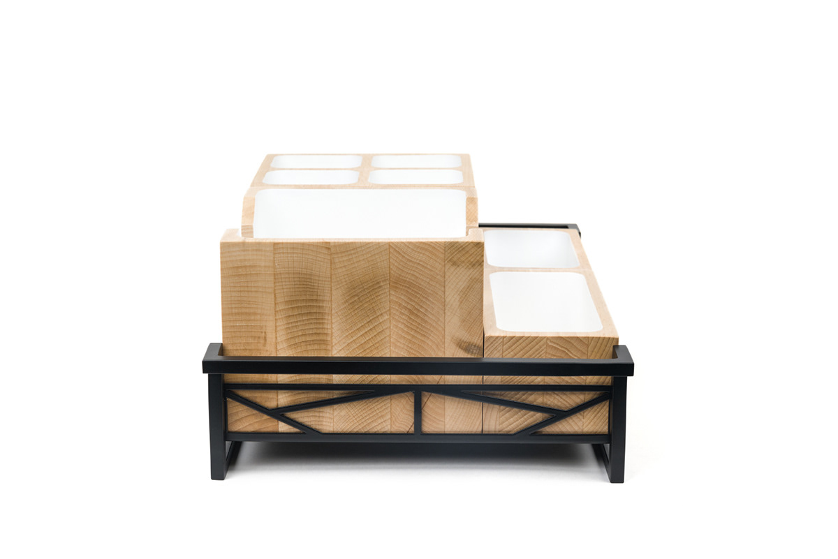 Coffee rack，storage box，Central European style，