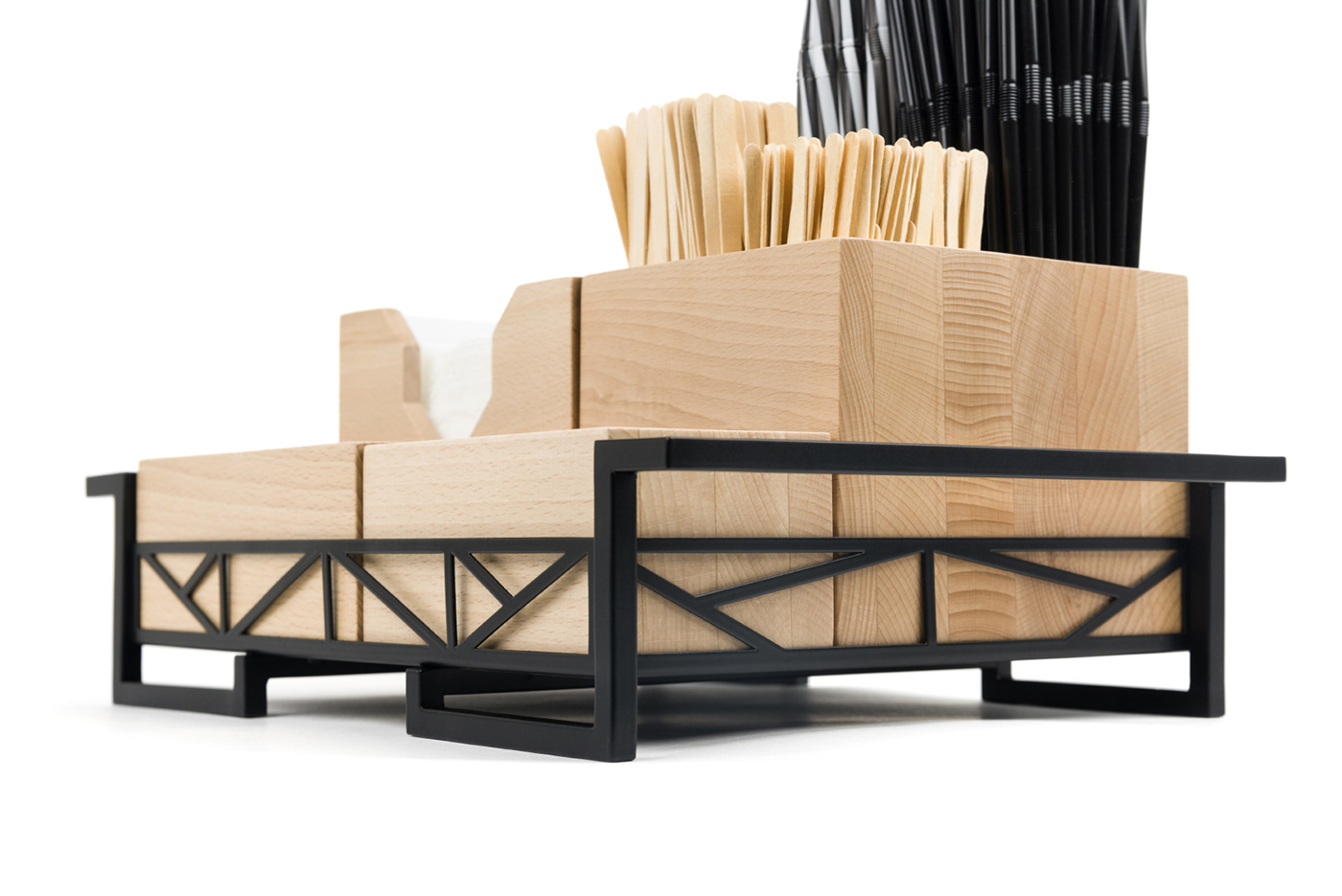 Coffee rack，storage box，Central European style，