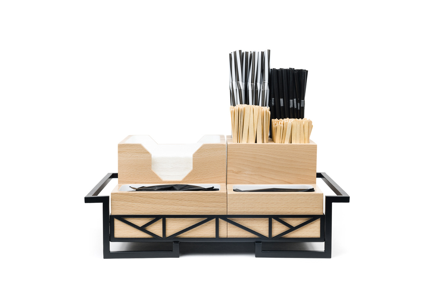 Coffee rack，storage box，Central European style，