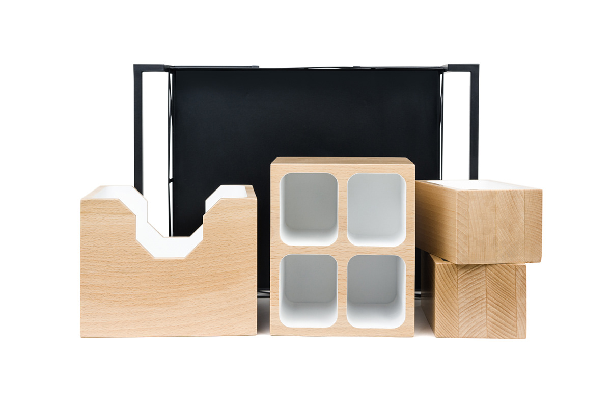 Coffee rack，storage box，Central European style，