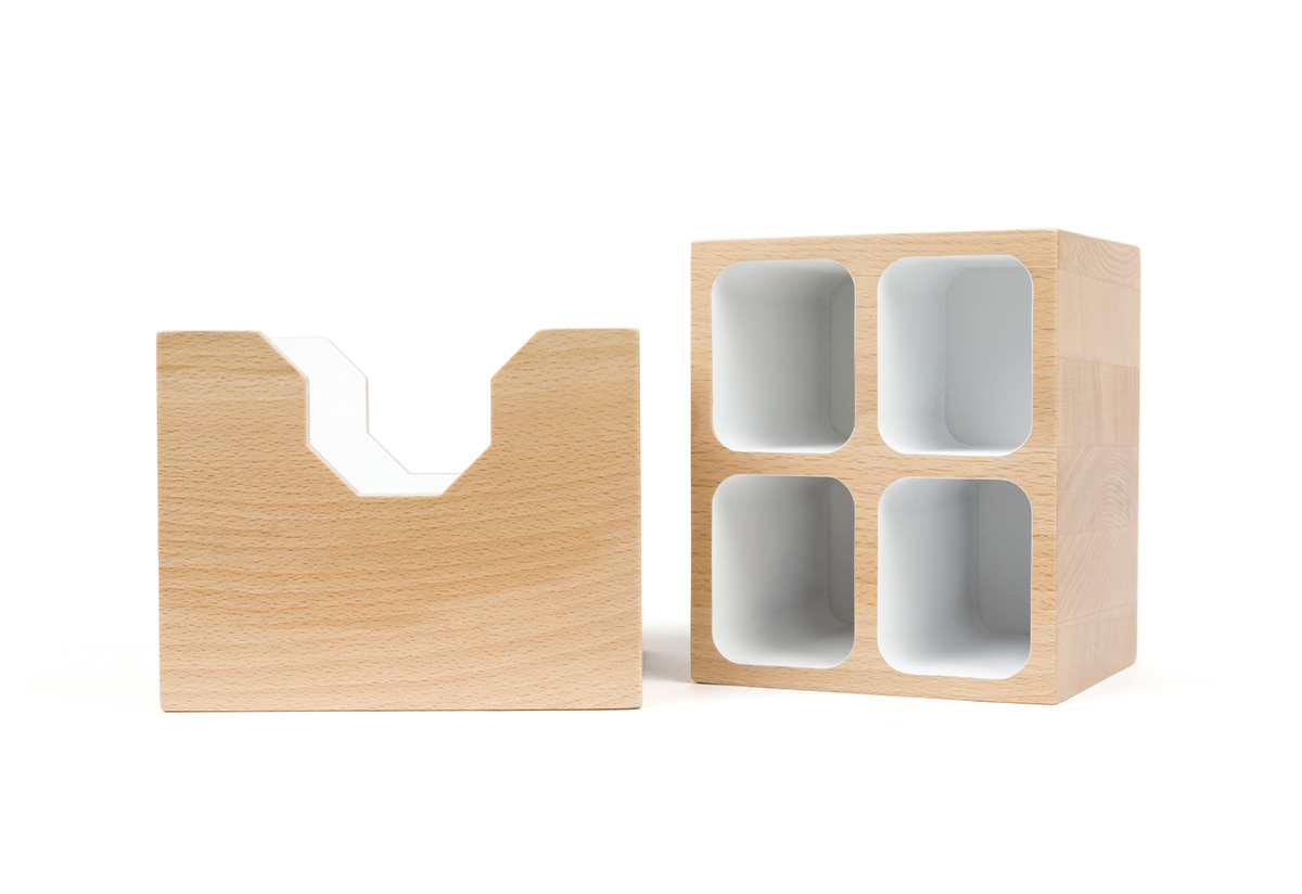 Coffee rack，storage box，Central European style，