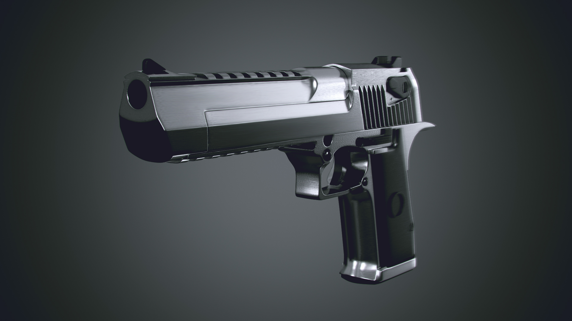 Desert Eagle，modeling，digitization，Pistol，