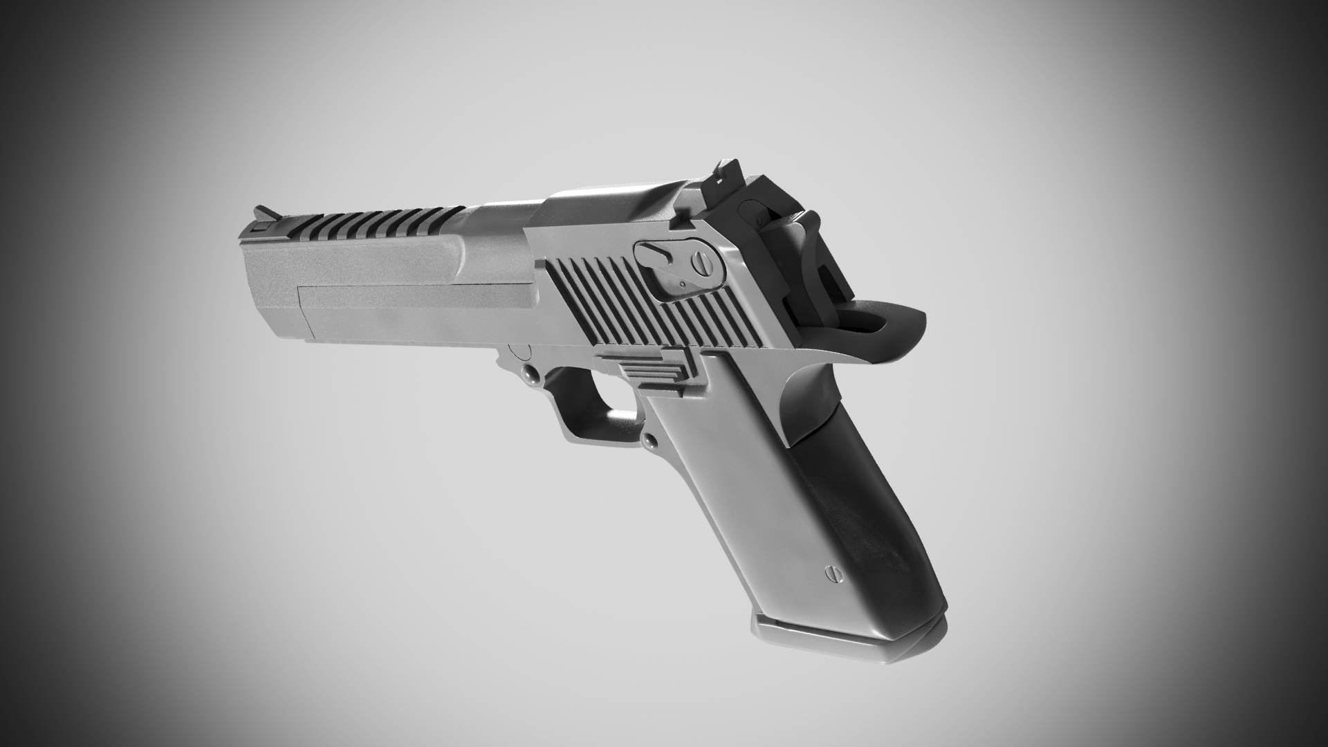 Desert Eagle，modeling，digitization，Pistol，