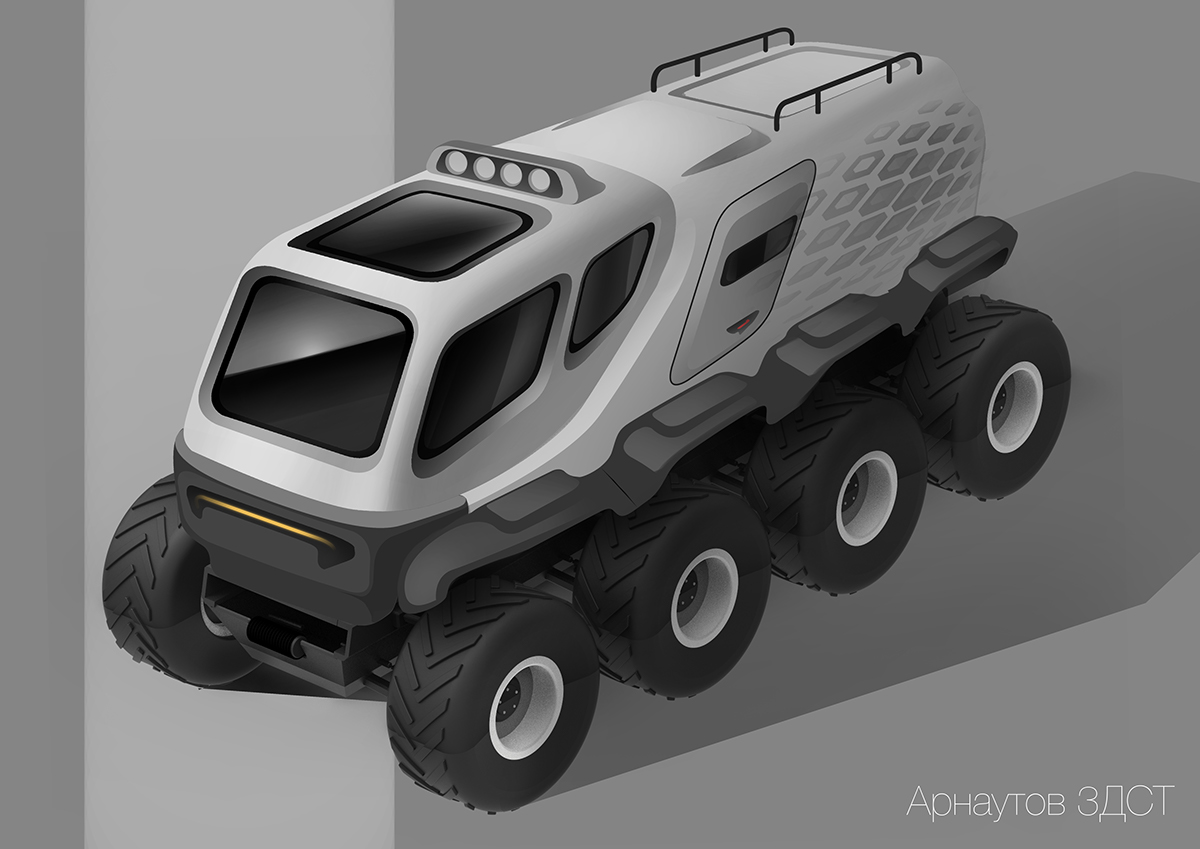 Authors ™ NOMAD，Max Arnautov，traffic，vehicle，Off-road vehicle，concept，