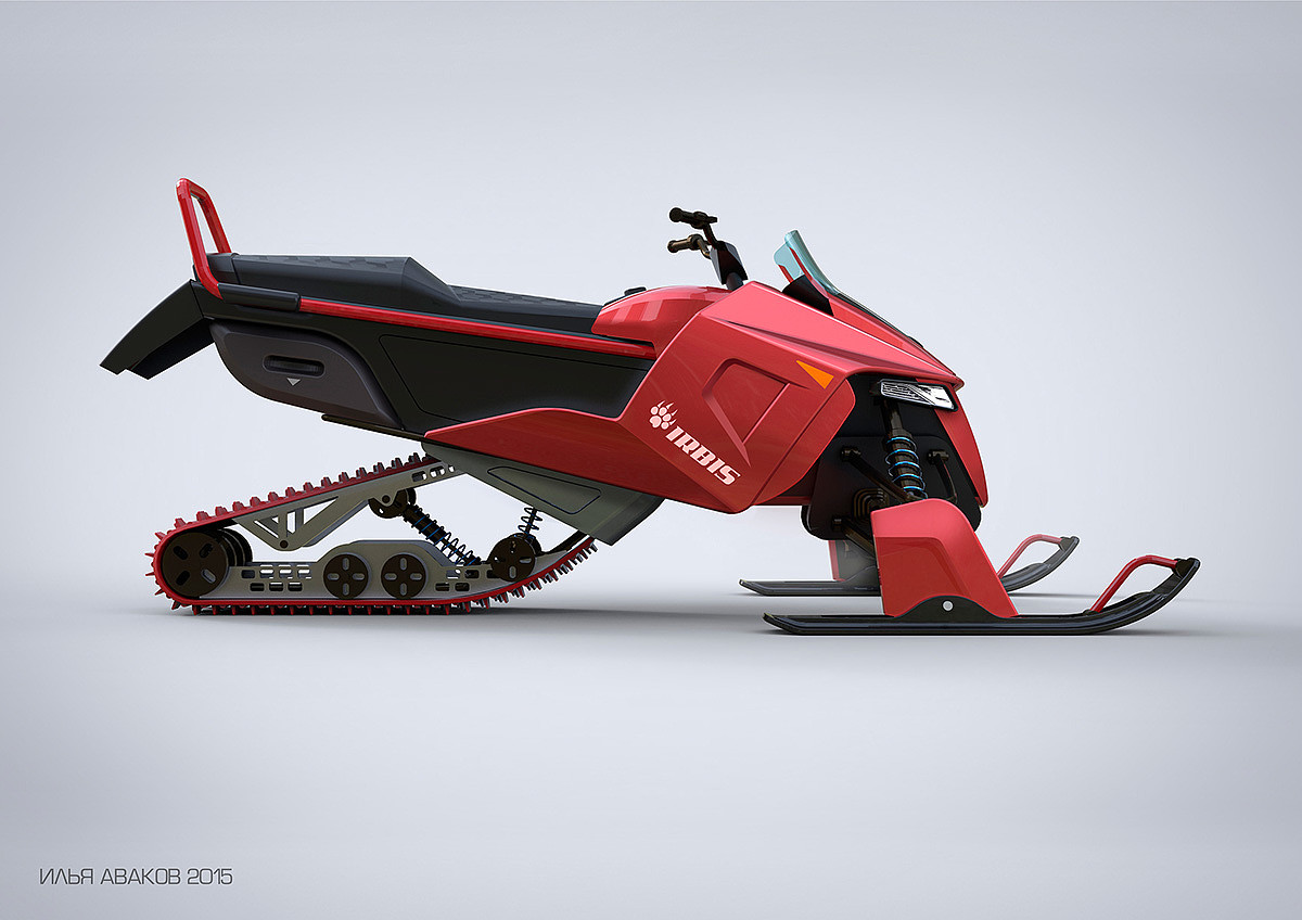 ST，Snowmobile，concept，traffic，gules，Ilya Avakov，