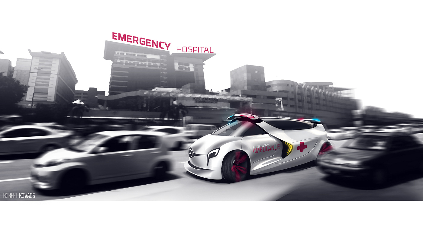 Robert Kovacs，ambulance，traffic，expressway，