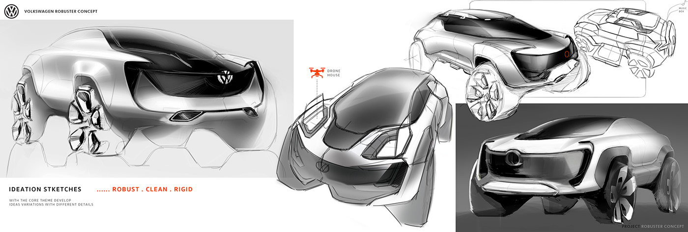 concept，Hand drawn，public，automobile，