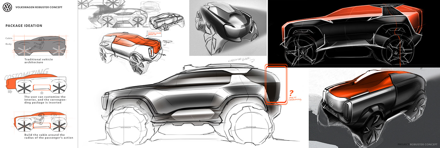 concept，Hand drawn，public，automobile，