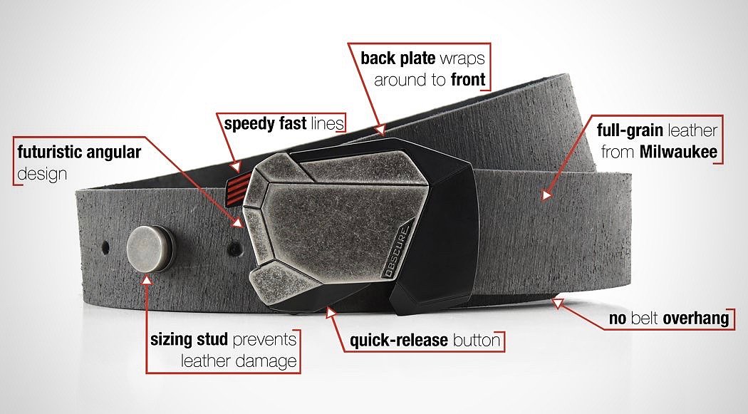 Leatherwear，Fractal Belt，Clothes & Accessories，Belt，Bryan Schultz，