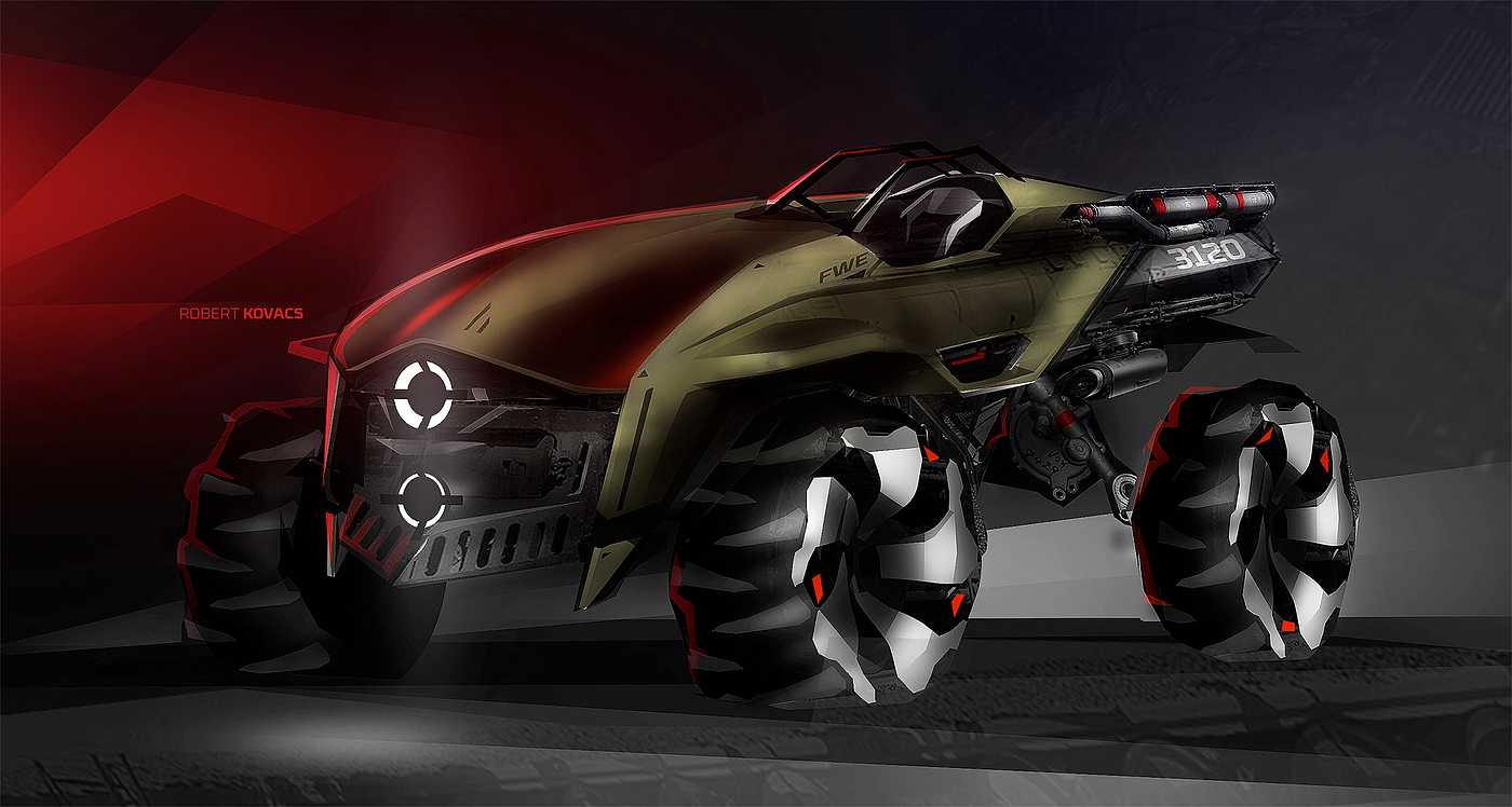 Motorcycle renderings，Automobile renderings，PS tutorial，