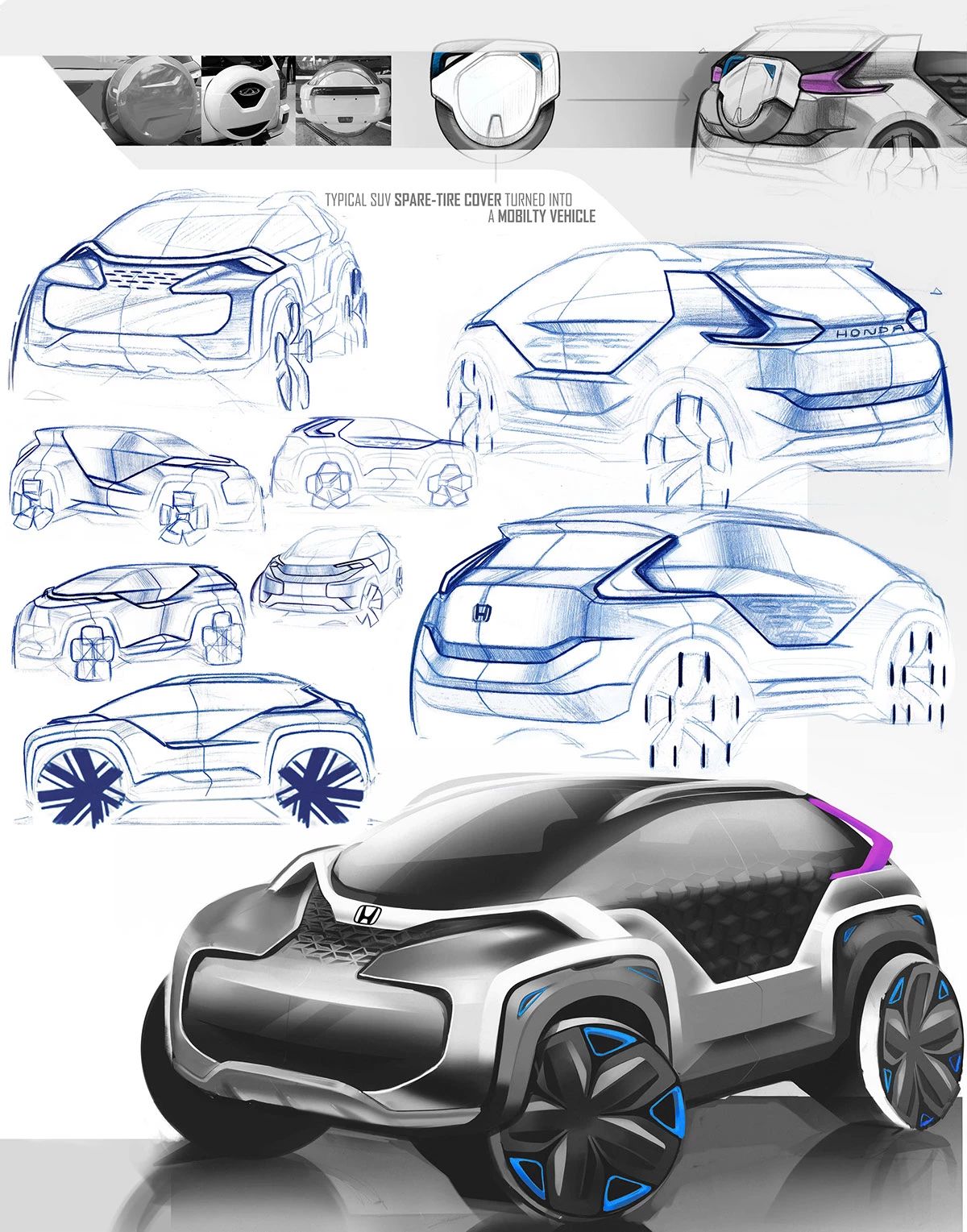 Vehicle design，Automobile board drawing，Ubee ，Hand drawn car，Hand drawn products，Hand drawn，