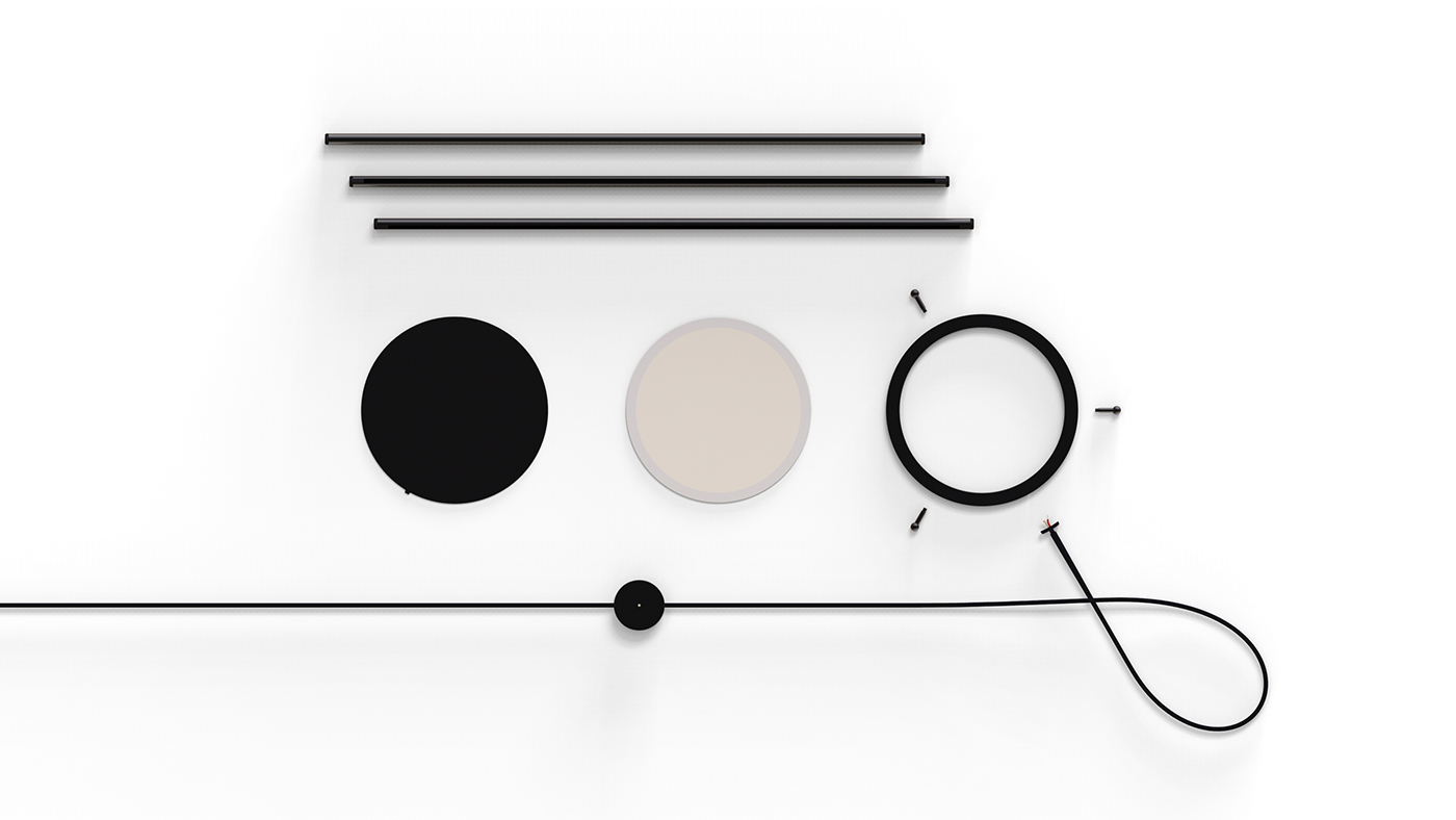 Martians，Desk lamp，OLED，Lighting，lighting，Igor Lobanov，