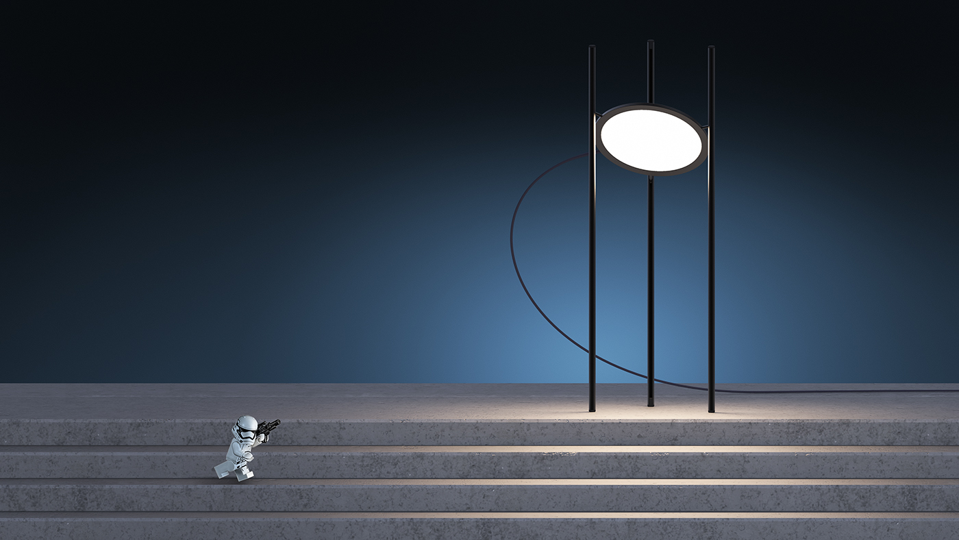 Martians，Desk lamp，OLED，Lighting，lighting，Igor Lobanov，