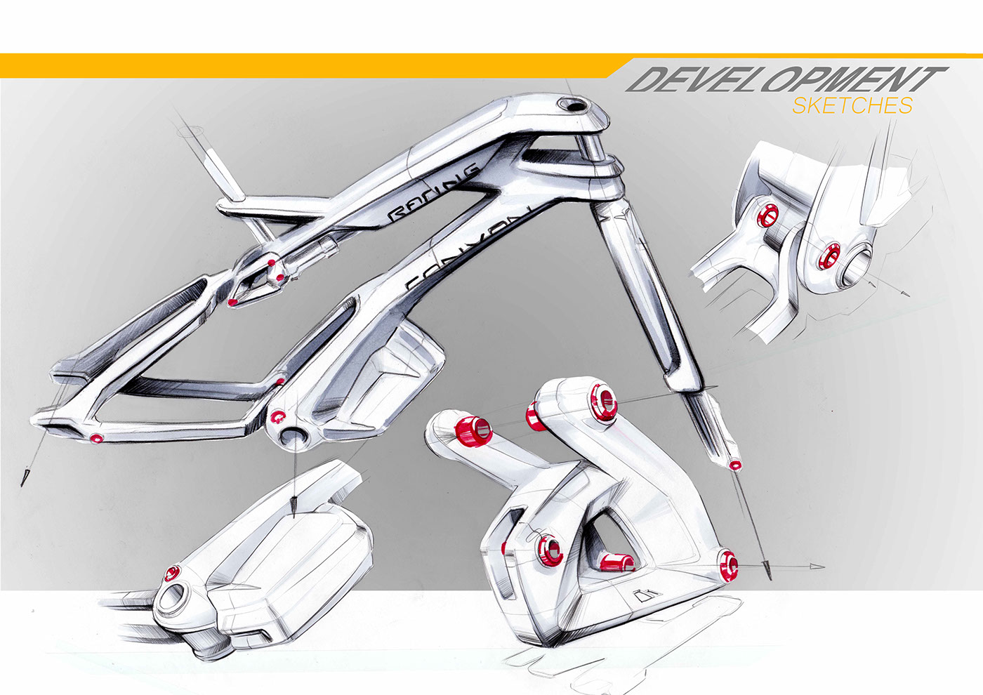 industrial design，Mountain Bike，Bicycle frame，