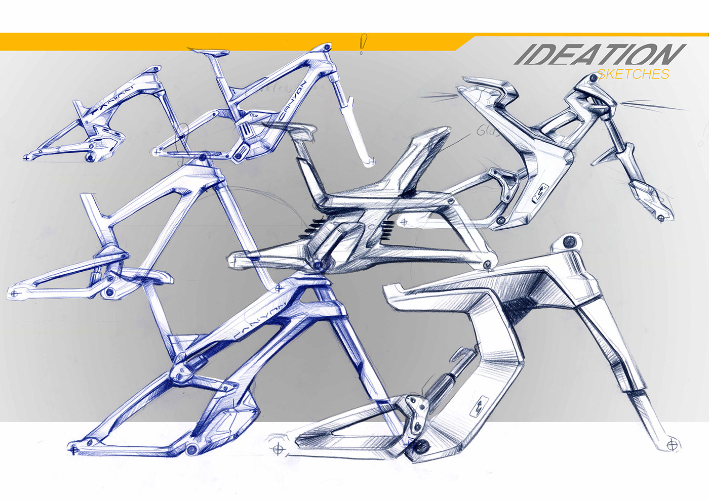 industrial design，Mountain Bike，Bicycle frame，