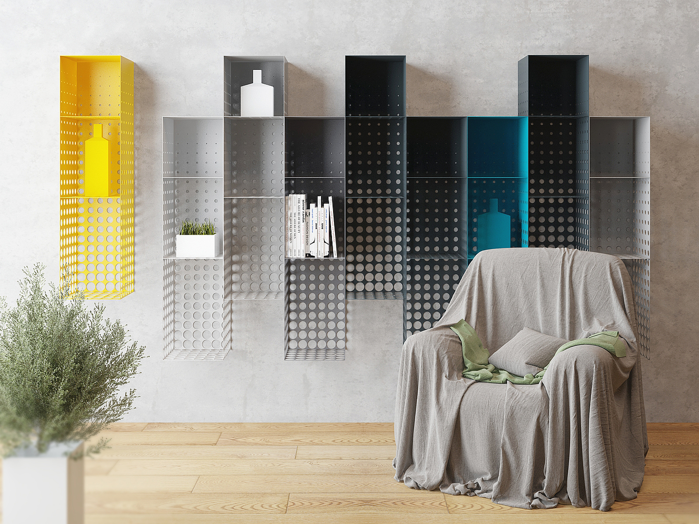 In the fog，Gradual change，Wave point，Lockers，