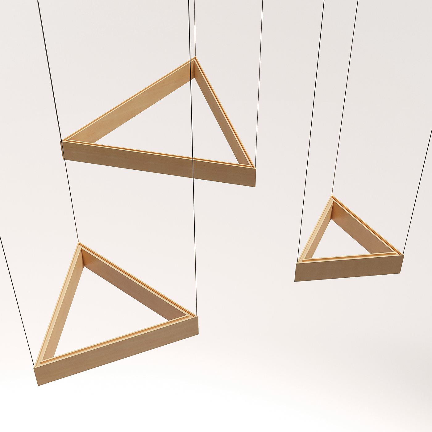 stable，frame，triangle，3 LAMPS，