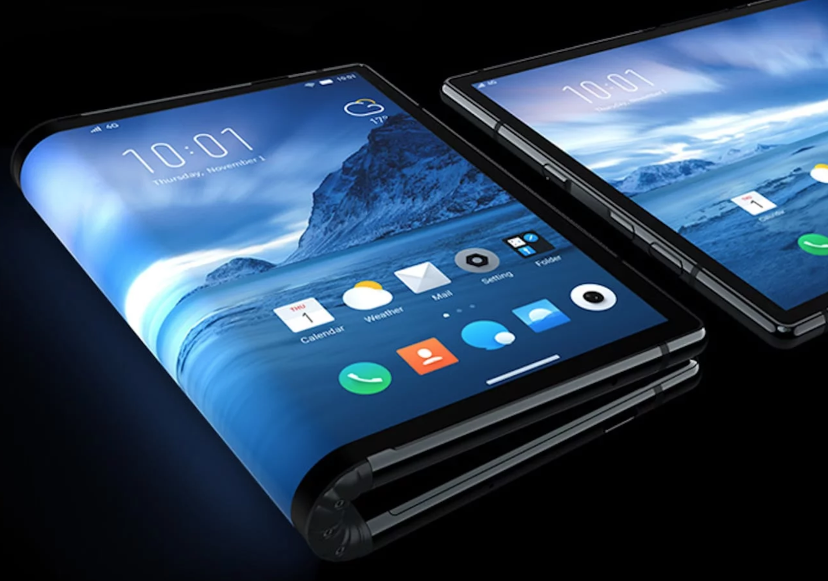 computer，fold，Royole FlexPai，