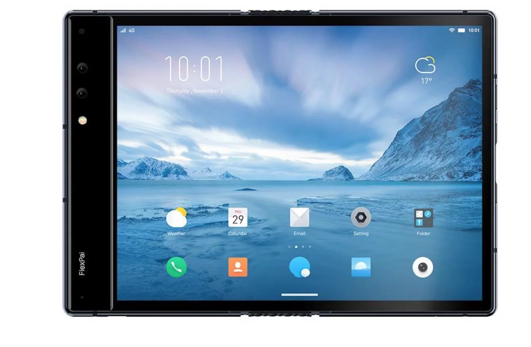 computer，fold，Royole FlexPai，