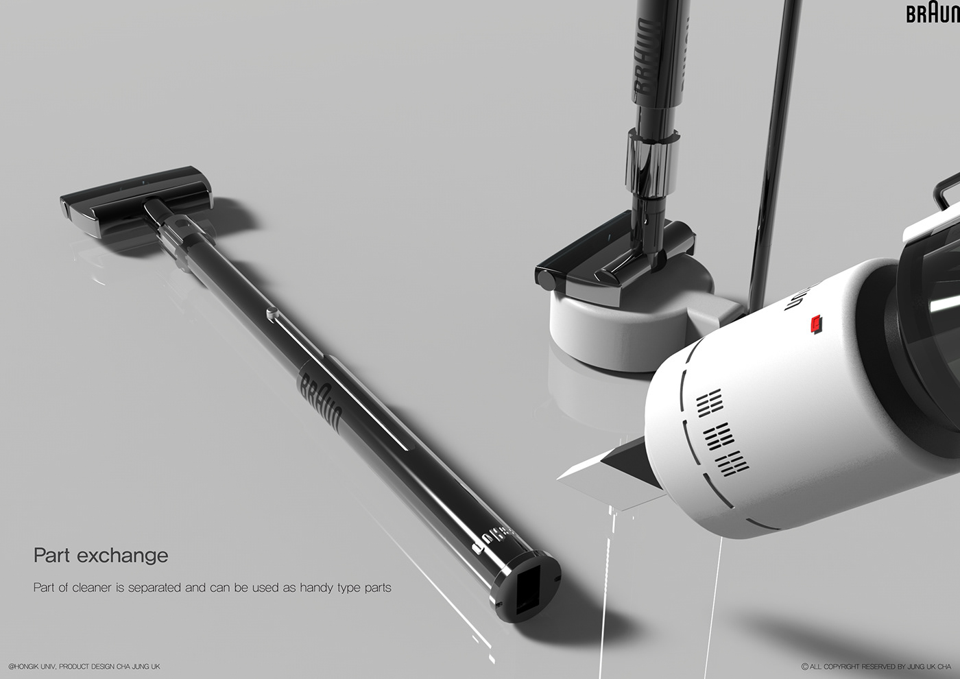 Jung uk Cha，Bolang，braun，Vacuum cleaner，household electrical appliances，