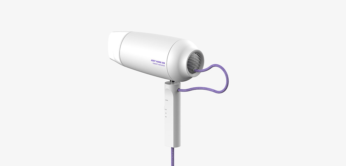 Himade Award，JUST HANG ON，suspension，wire，Bare，household electrical appliances，hair drier，Hyunseok Kang，