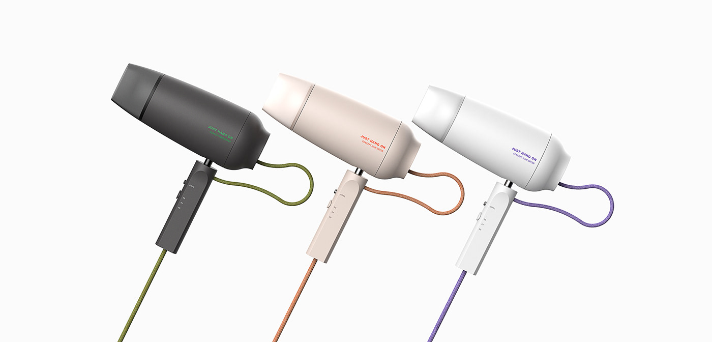 Himade Award，JUST HANG ON，suspension，wire，Bare，household electrical appliances，hair drier，Hyunseok Kang，