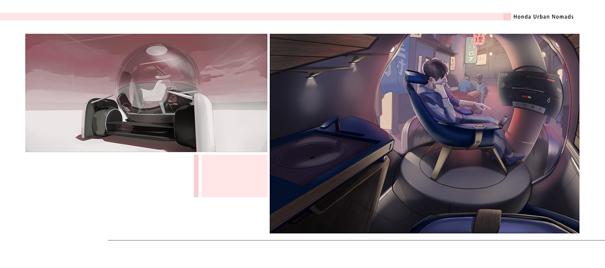product design，honda，Urban Nomads，Honda，