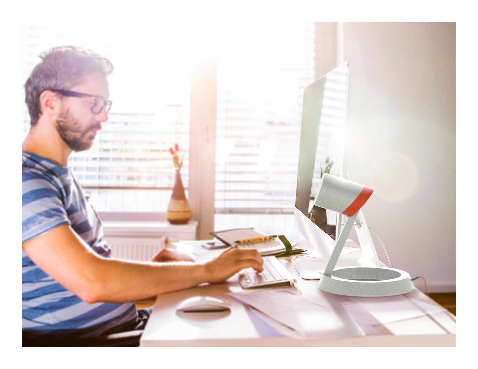 Zetto，desk，Fan，