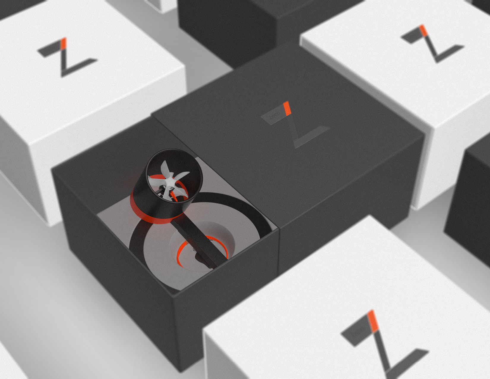 Zetto，desk，Fan，