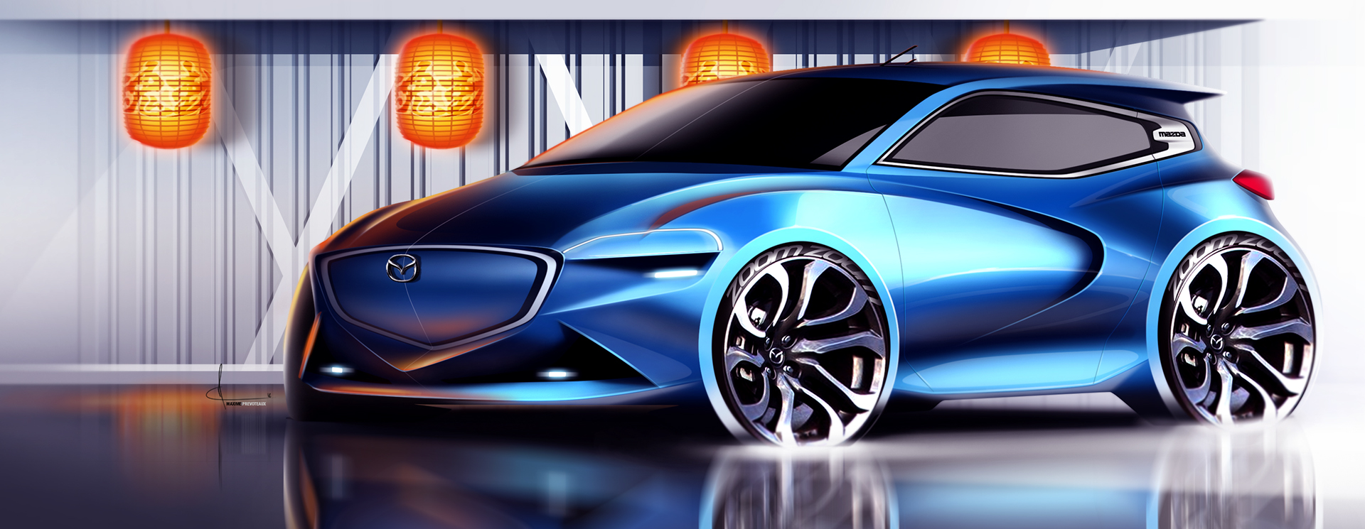 Automatic design，automobile，a design chart，illustration，Render，vehicle，