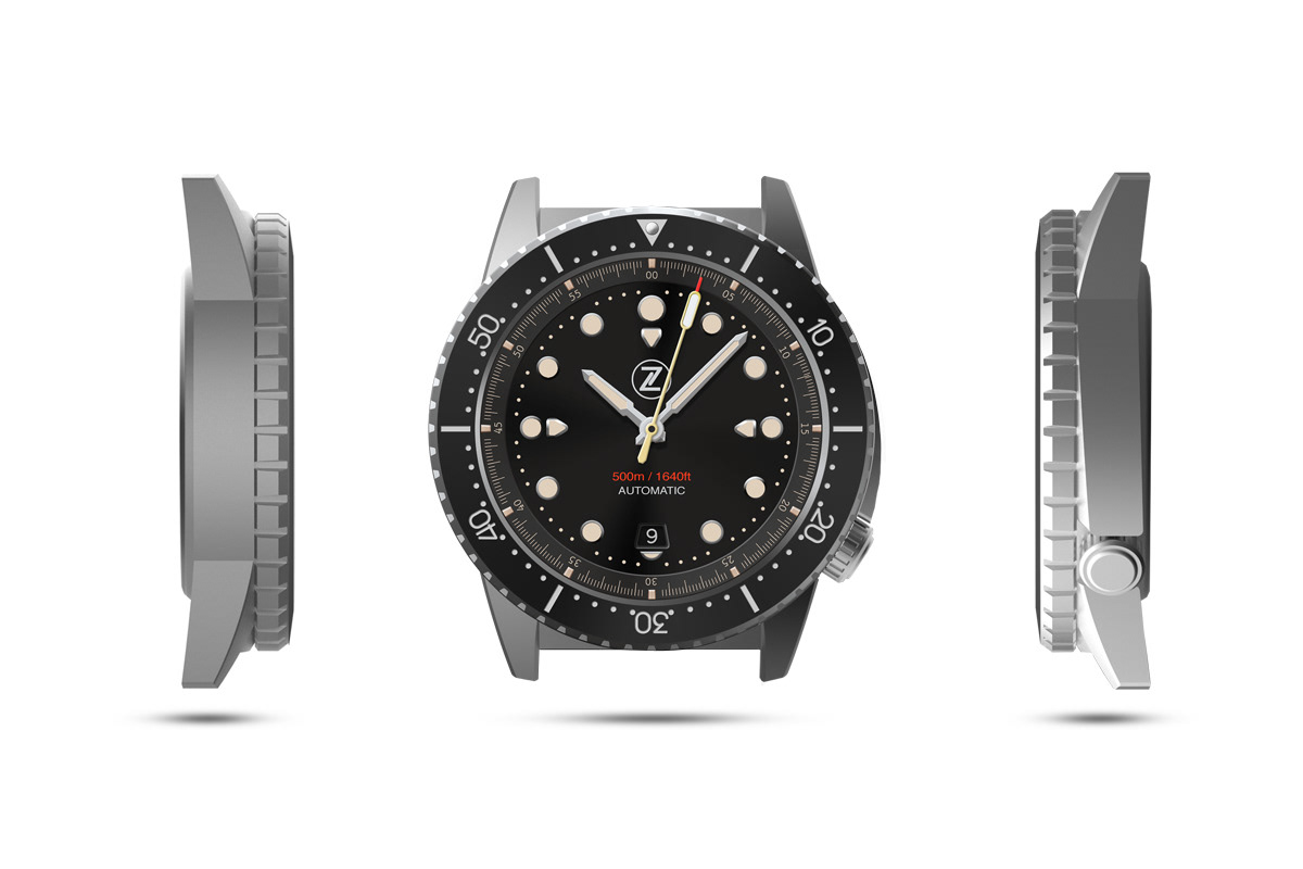 Zelos MAKO，clock dial，details，Wrist watch，