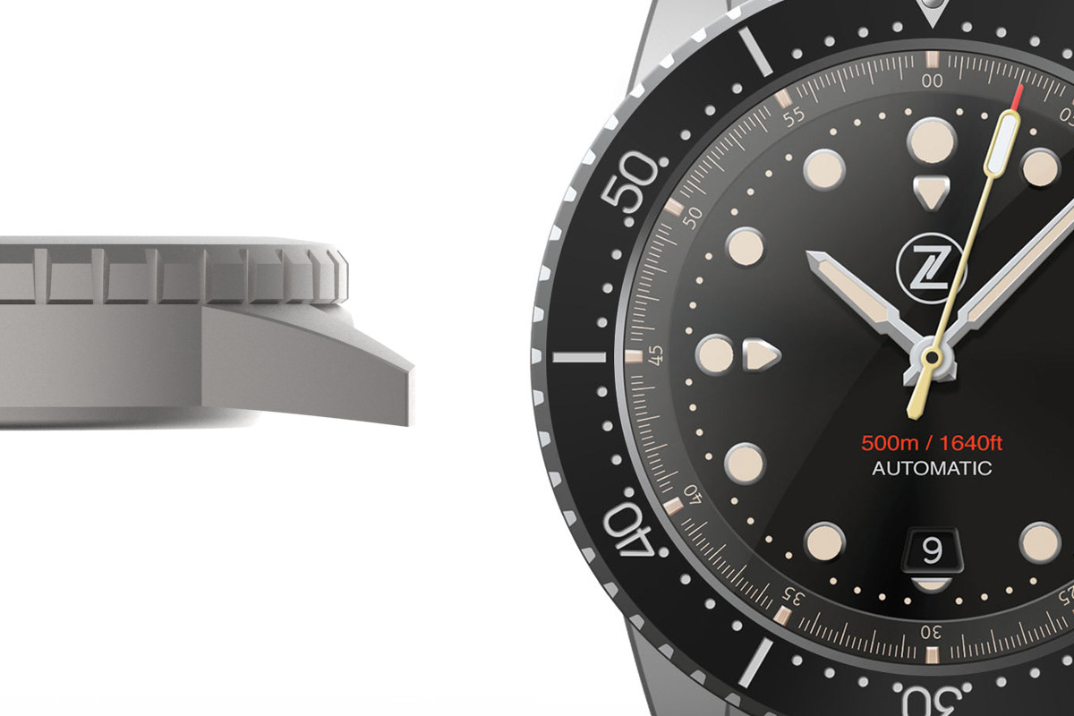 Zelos MAKO，clock dial，details，Wrist watch，