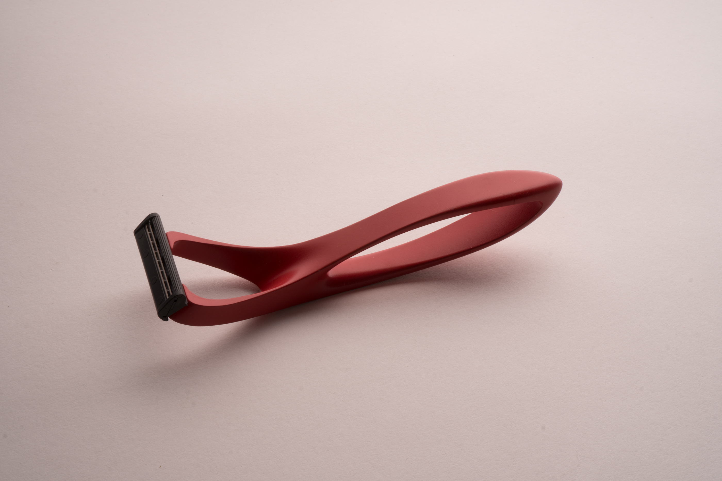 razor，curve，Black and red，