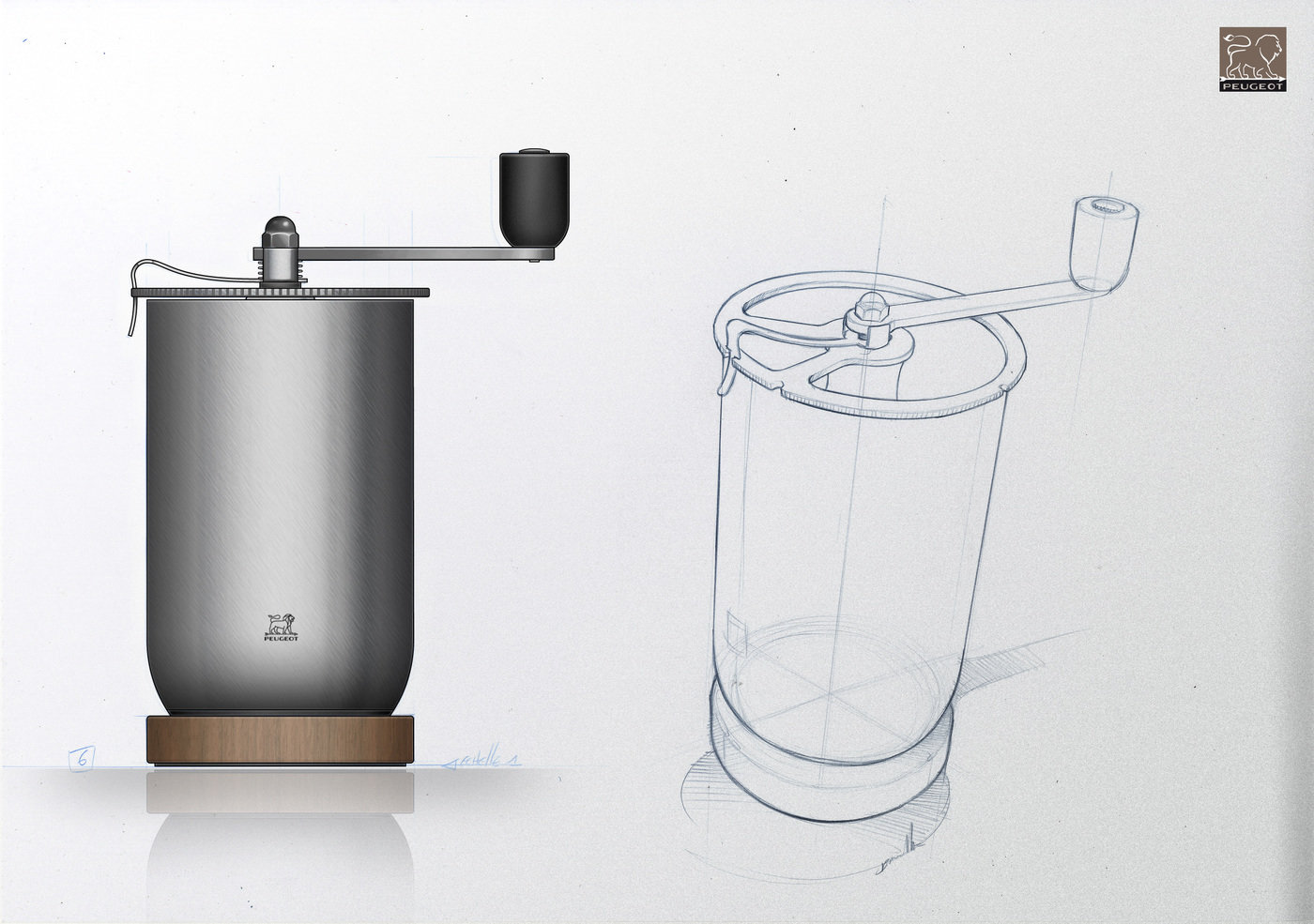 Kronos，grind，Coffee machine，Metal，Hand cranking，