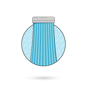 Rain collector，esthetics，function，blue，