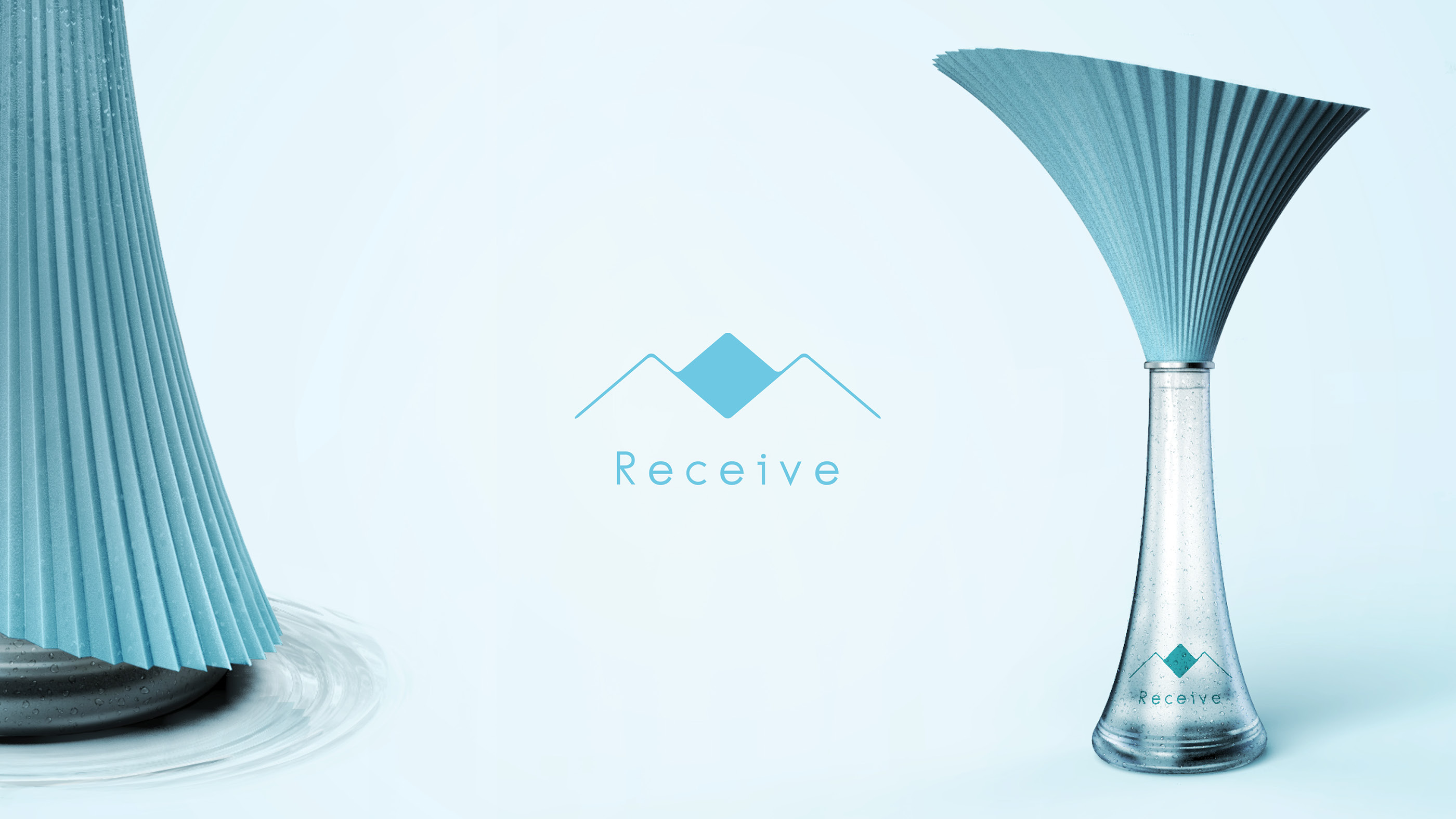 Rain collector，esthetics，function，blue，