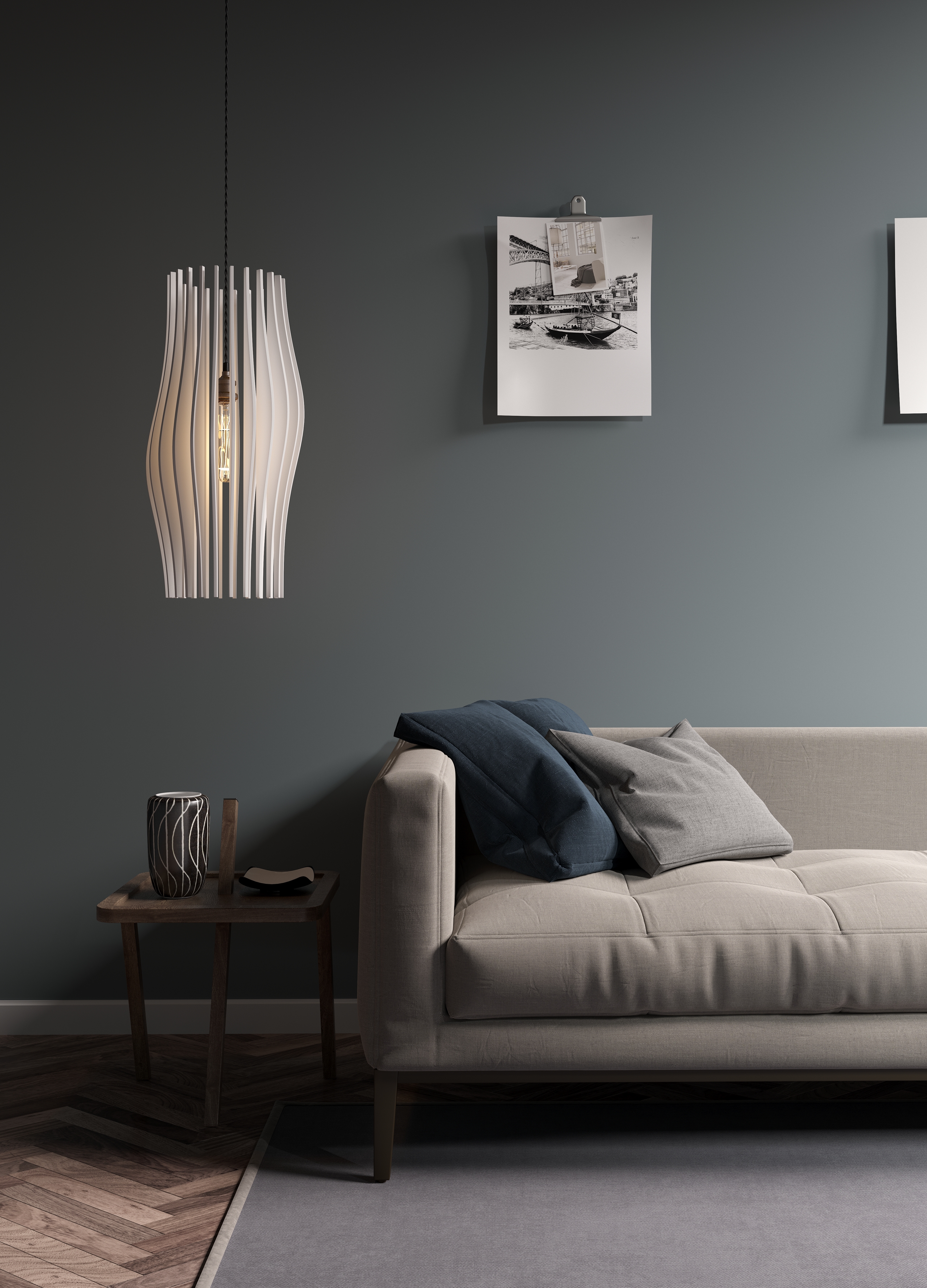 a chandelier，curve，Home Furnishing，