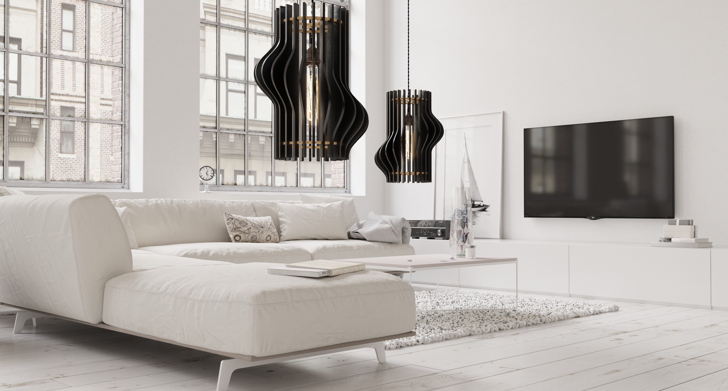 a chandelier，curve，Home Furnishing，