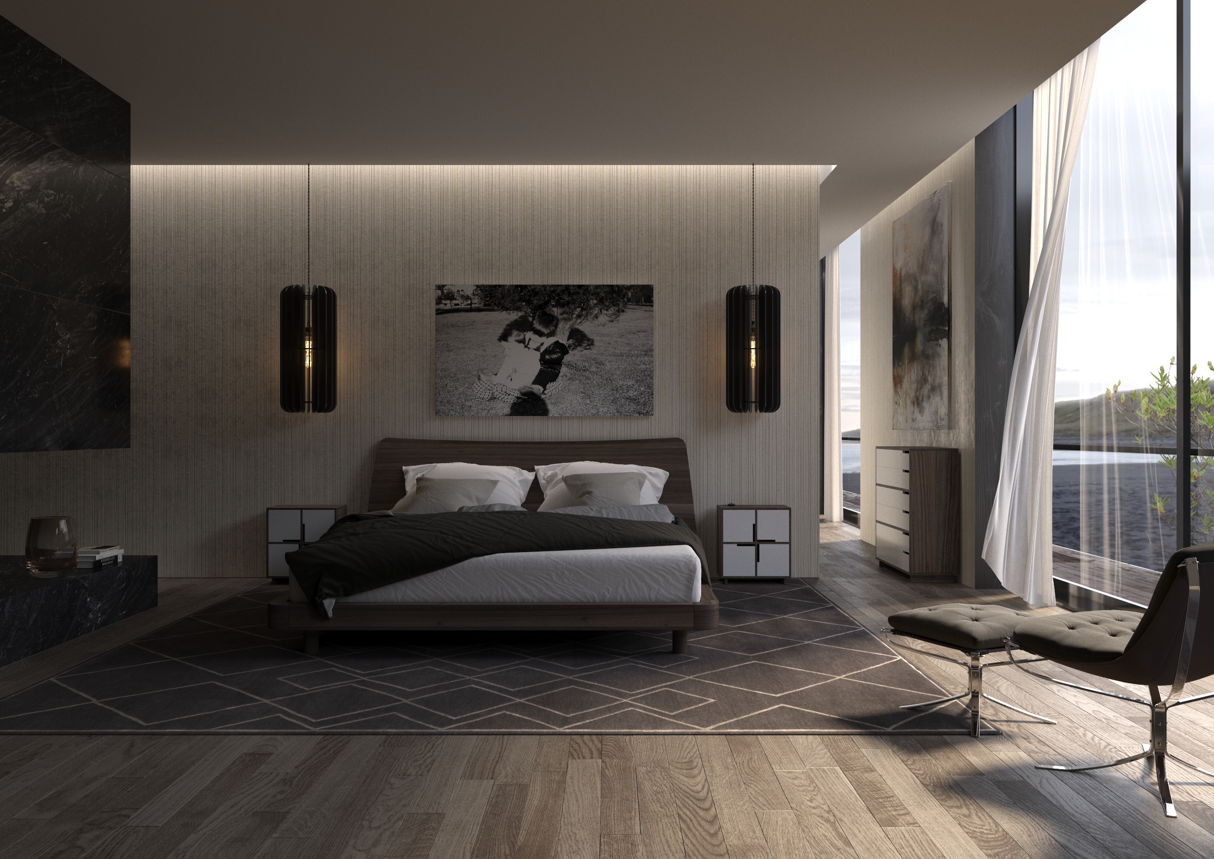 a chandelier，curve，Home Furnishing，