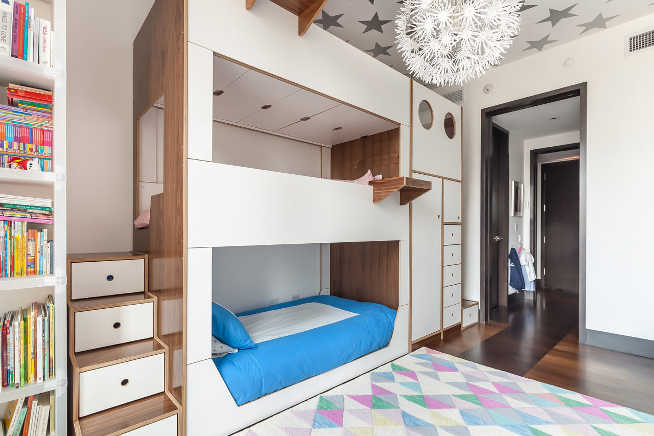Home Kids，children，double-deck bed，