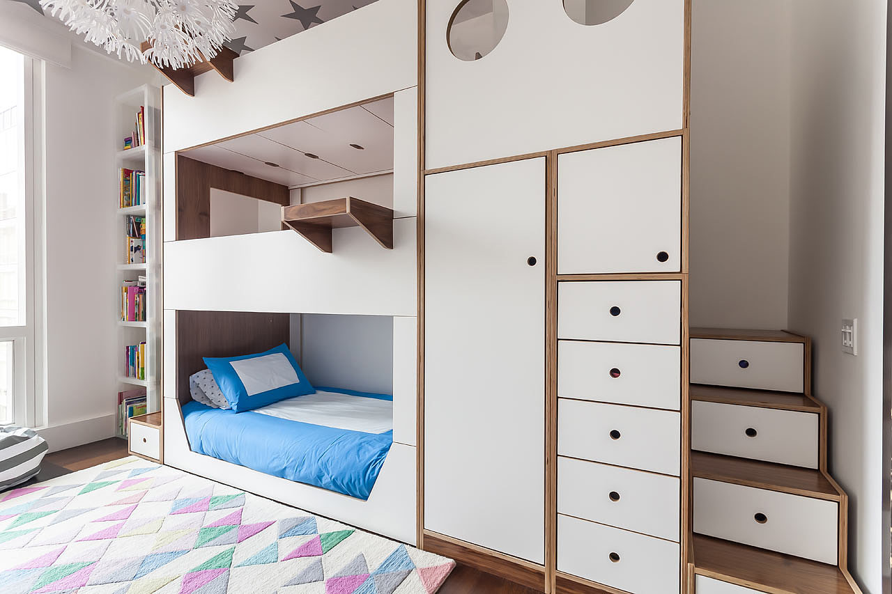 Home Kids，children，double-deck bed，