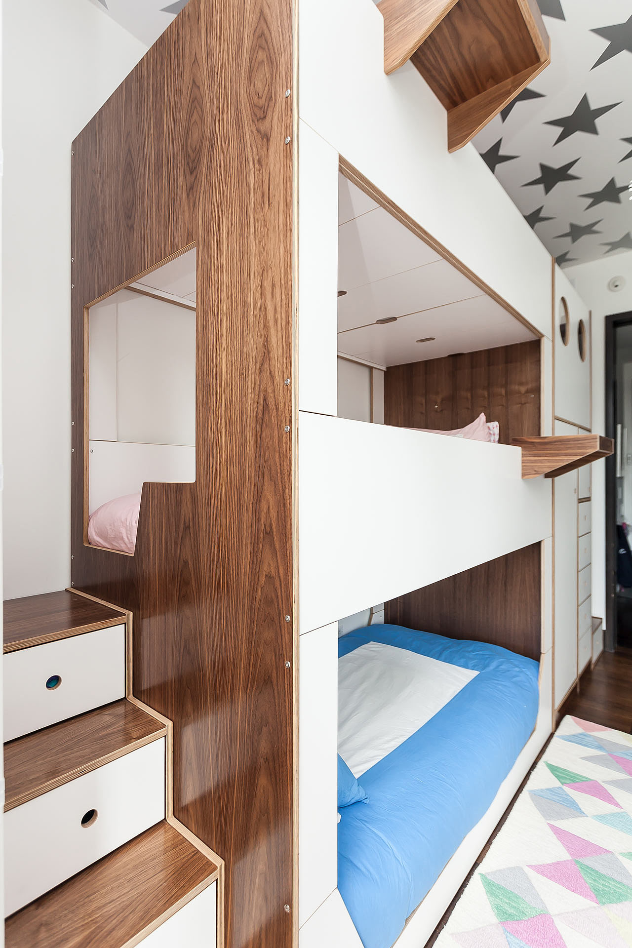 Home Kids，children，double-deck bed，